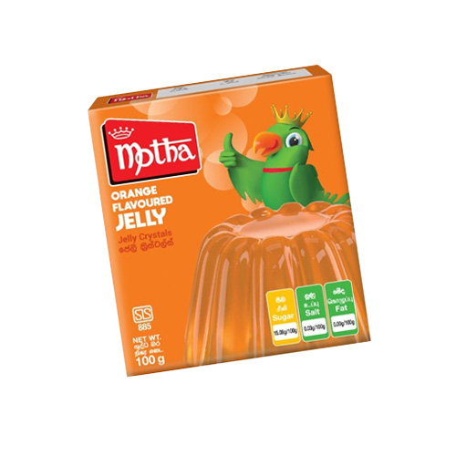 Motha Orange Flavoured Jelly 100g