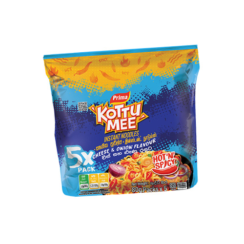 Prima Kottu Mee Cheese Onion 80g X 5
