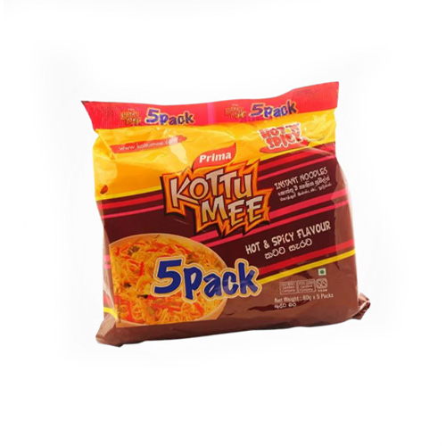Prima Kottu Mee Hot & Spicy 80g x 5