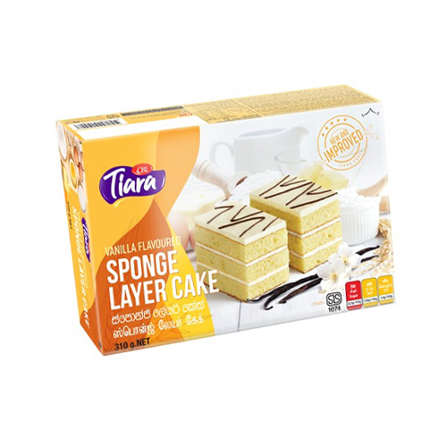 Tiara Sponge Layer Cake Vanilla 310g