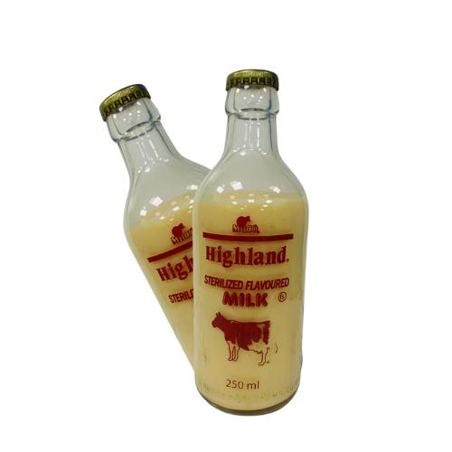 Highland Sterilized Vanilla Flavoured Milk 250ml